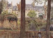 William Frederick Yeames,RA On the Boulevards-Dinan-Brittany (mk46)